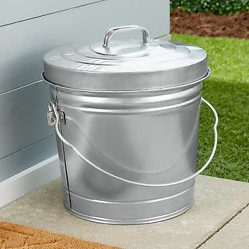 Galvanized Bird Seed Can 10 Gallon